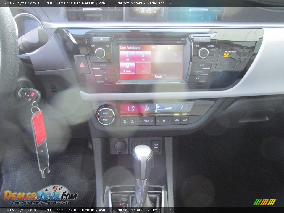 2016 Toyota Corolla LE Plus Barcelona Red Metallic / Ash Photo #25