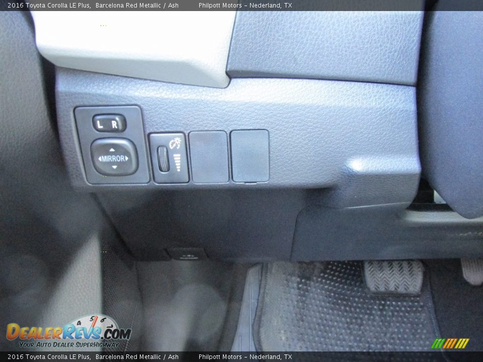 2016 Toyota Corolla LE Plus Barcelona Red Metallic / Ash Photo #31