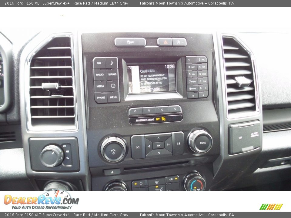2016 Ford F150 XLT SuperCrew 4x4 Race Red / Medium Earth Gray Photo #15