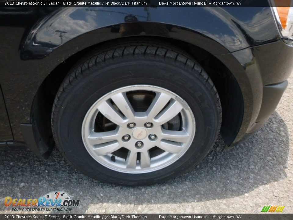 2013 Chevrolet Sonic LT Sedan Black Granite Metallic / Jet Black/Dark Titanium Photo #3
