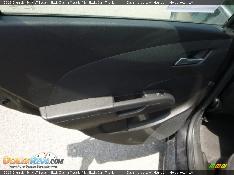 2013 Chevrolet Sonic LT Sedan Black Granite Metallic / Jet Black/Dark Titanium Photo #8