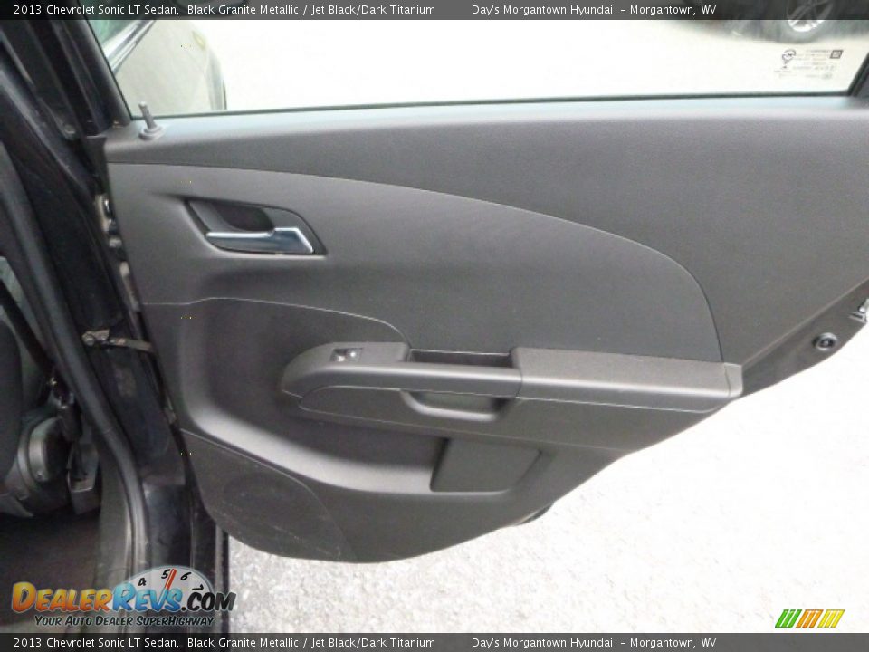 2013 Chevrolet Sonic LT Sedan Black Granite Metallic / Jet Black/Dark Titanium Photo #16