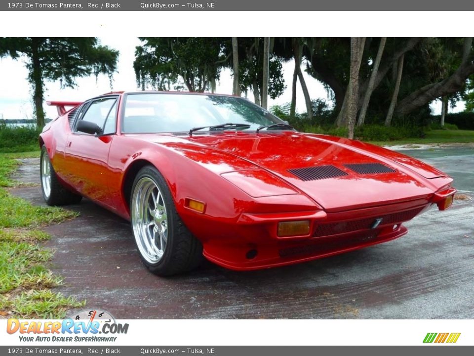 1973 De Tomaso Pantera Red / Black Photo #8