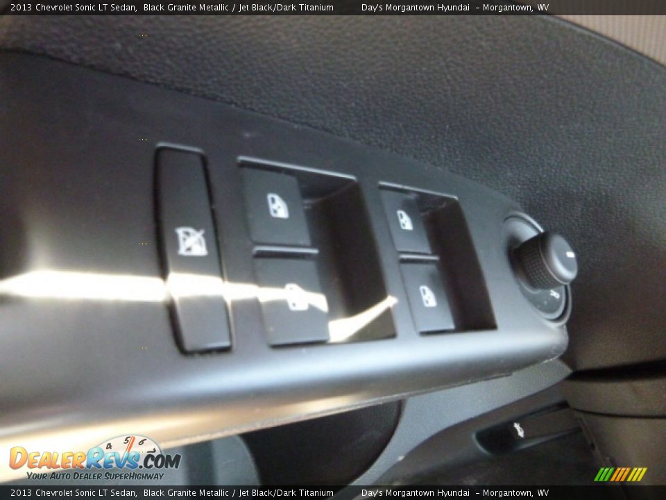 2013 Chevrolet Sonic LT Sedan Black Granite Metallic / Jet Black/Dark Titanium Photo #34