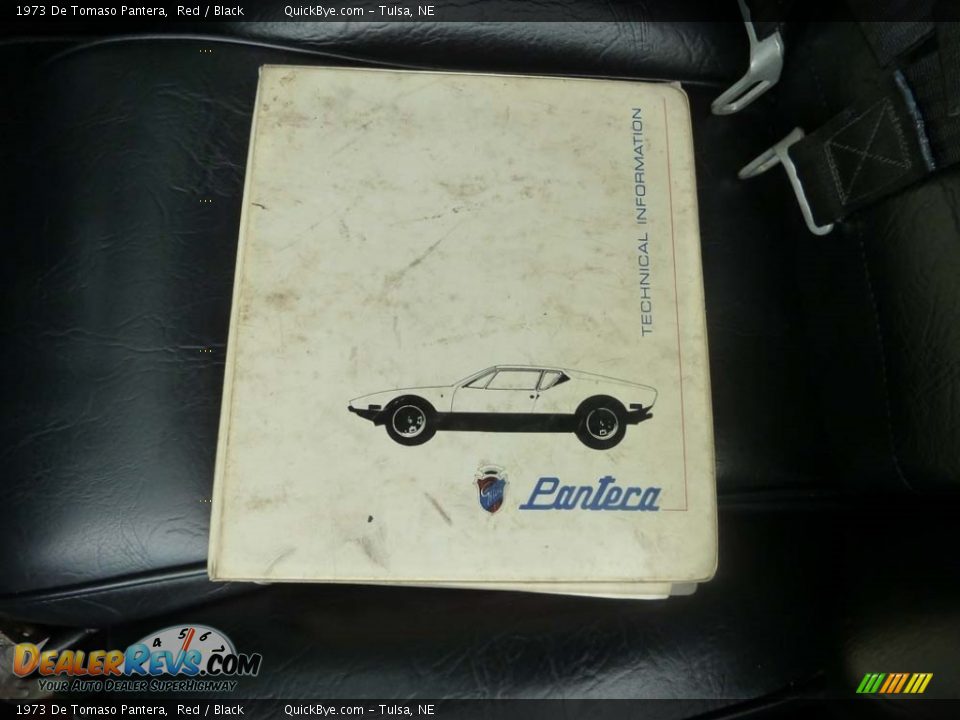 1973 De Tomaso Pantera Red / Black Photo #19