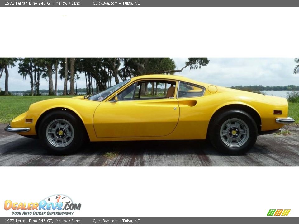 Yellow 1972 Ferrari Dino 246 GT Photo #2
