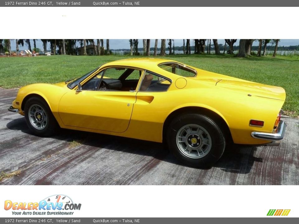 Yellow 1972 Ferrari Dino 246 GT Photo #3