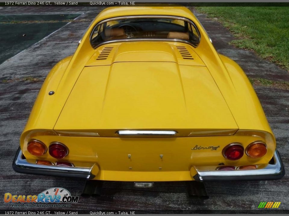 Yellow 1972 Ferrari Dino 246 GT Photo #5