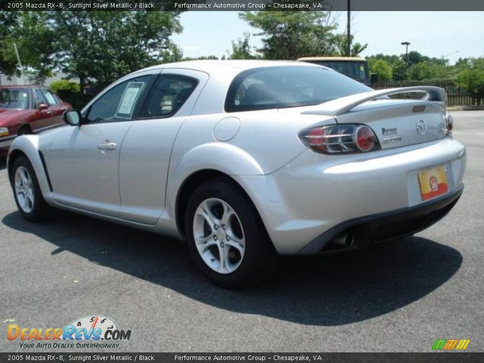 2005 Mazda RX-8 Sunlight Silver Metallic / Black Photo #3