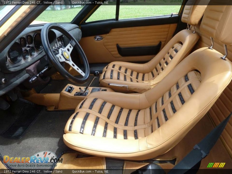Sand Interior - 1972 Ferrari Dino 246 GT Photo #9