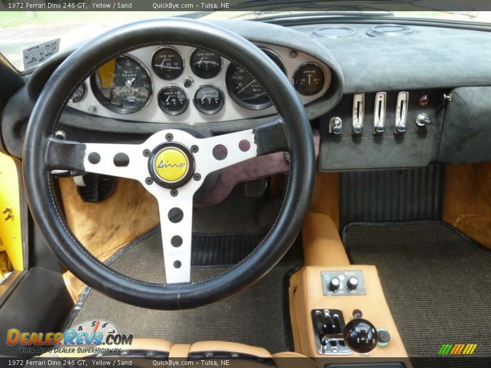 Dashboard of 1972 Ferrari Dino 246 GT Photo #10