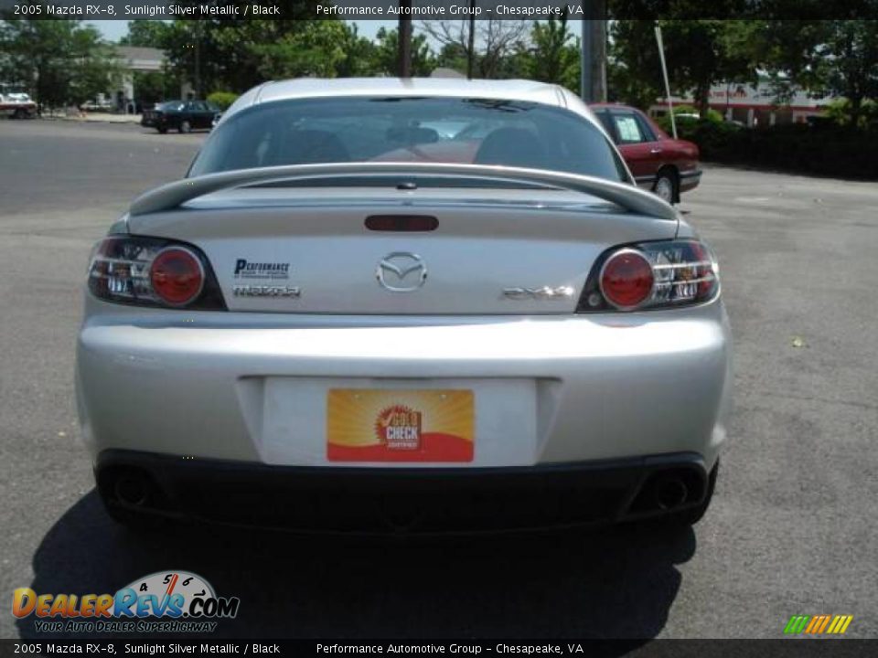 2005 Mazda RX-8 Sunlight Silver Metallic / Black Photo #4