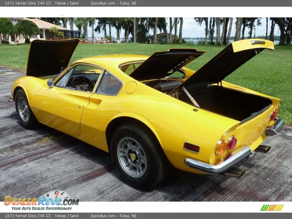1972 Ferrari Dino 246 GT Yellow / Sand Photo #12