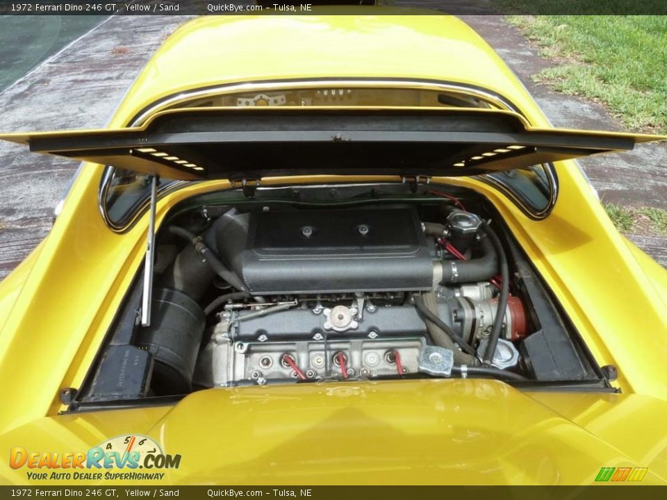 1972 Ferrari Dino 246 GT 2.4 Liter DOHC 12-Valve V6 Engine Photo #13