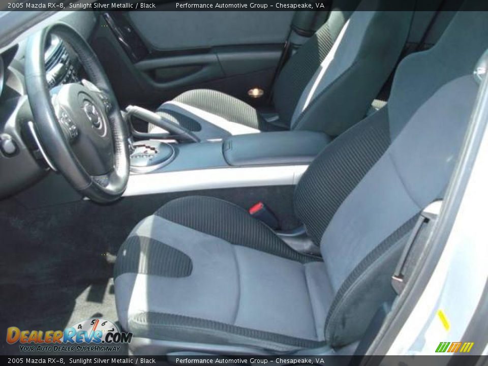 2005 Mazda RX-8 Sunlight Silver Metallic / Black Photo #7