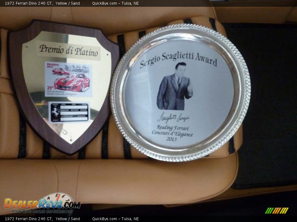 Info Tag of 1972 Ferrari Dino 246 GT Photo #18