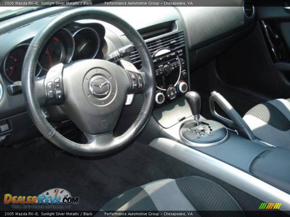 2005 Mazda RX-8 Sunlight Silver Metallic / Black Photo #9
