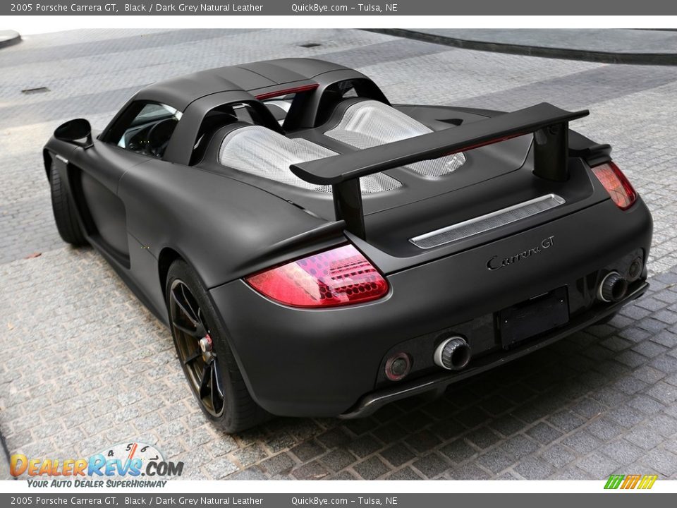 2005 Porsche Carrera GT Black / Dark Grey Natural Leather Photo #4
