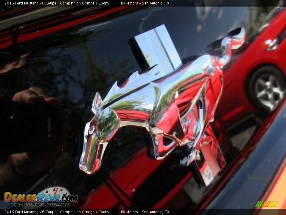 2016 Ford Mustang V6 Coupe Competition Orange / Ebony Photo #5