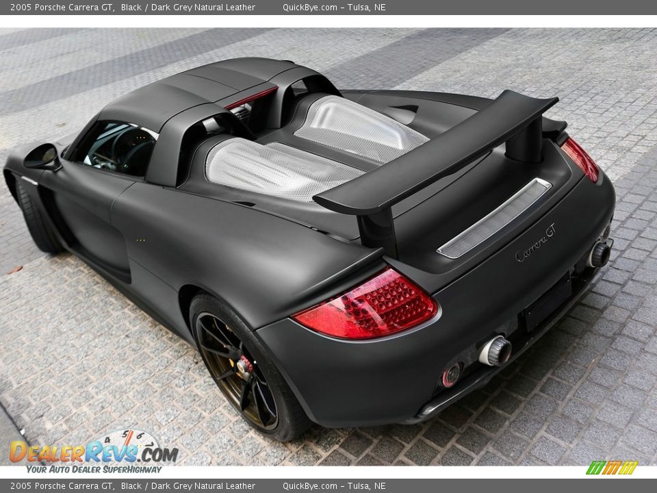 2005 Porsche Carrera GT Black / Dark Grey Natural Leather Photo #5