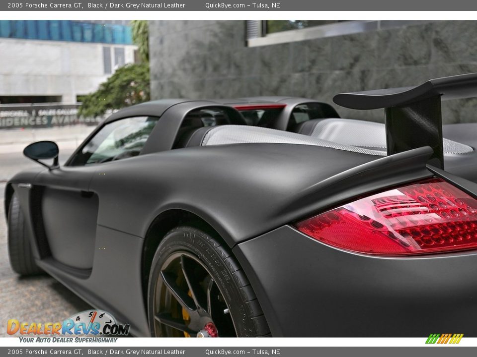 2005 Porsche Carrera GT Black / Dark Grey Natural Leather Photo #7