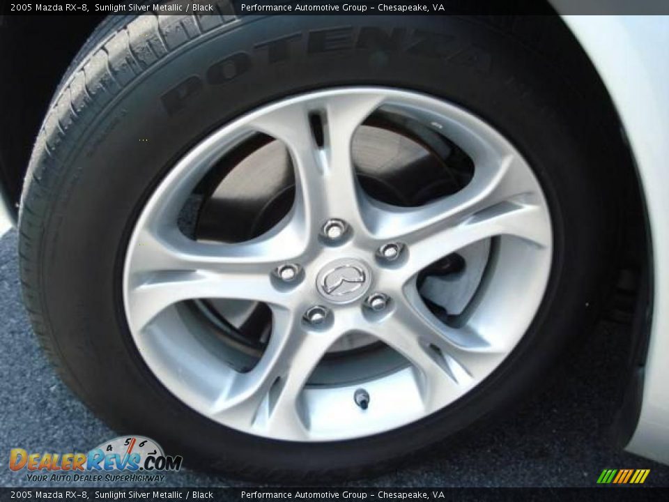2005 Mazda RX-8 Sunlight Silver Metallic / Black Photo #13