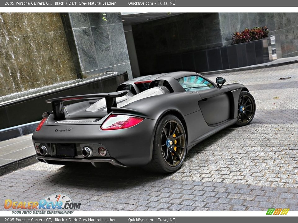 2005 Porsche Carrera GT Black / Dark Grey Natural Leather Photo #13