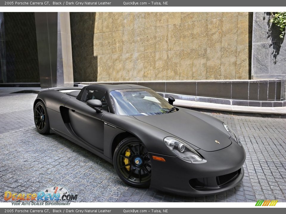 2005 Porsche Carrera GT Black / Dark Grey Natural Leather Photo #22