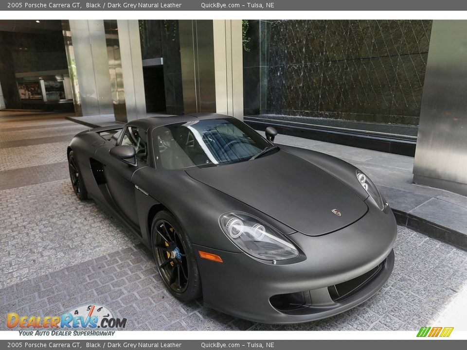 2005 Porsche Carrera GT Black / Dark Grey Natural Leather Photo #23