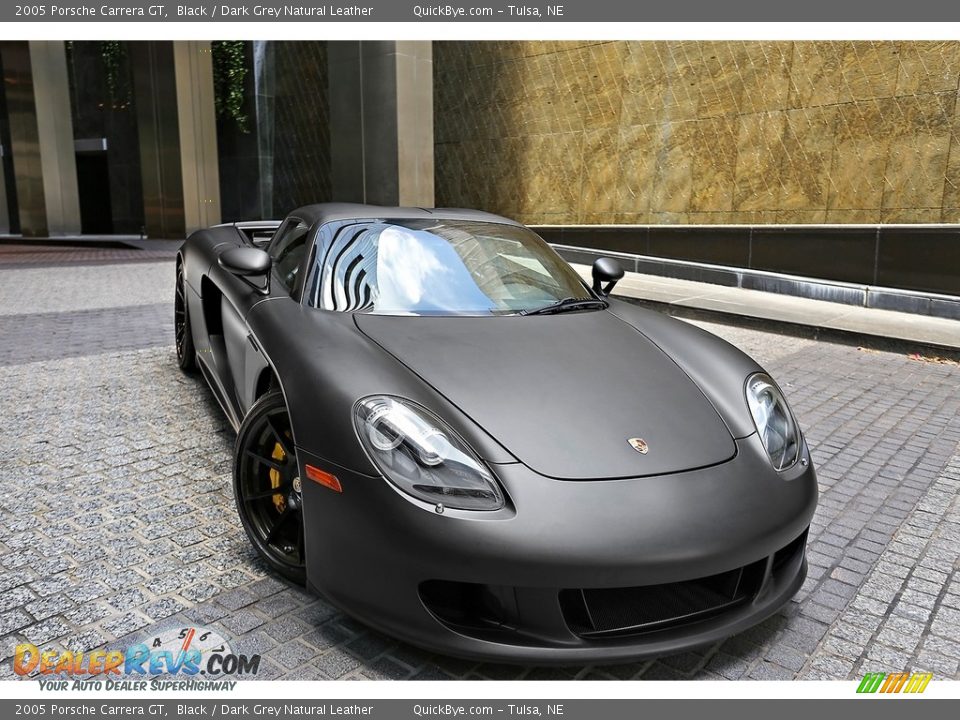 2005 Porsche Carrera GT Black / Dark Grey Natural Leather Photo #24