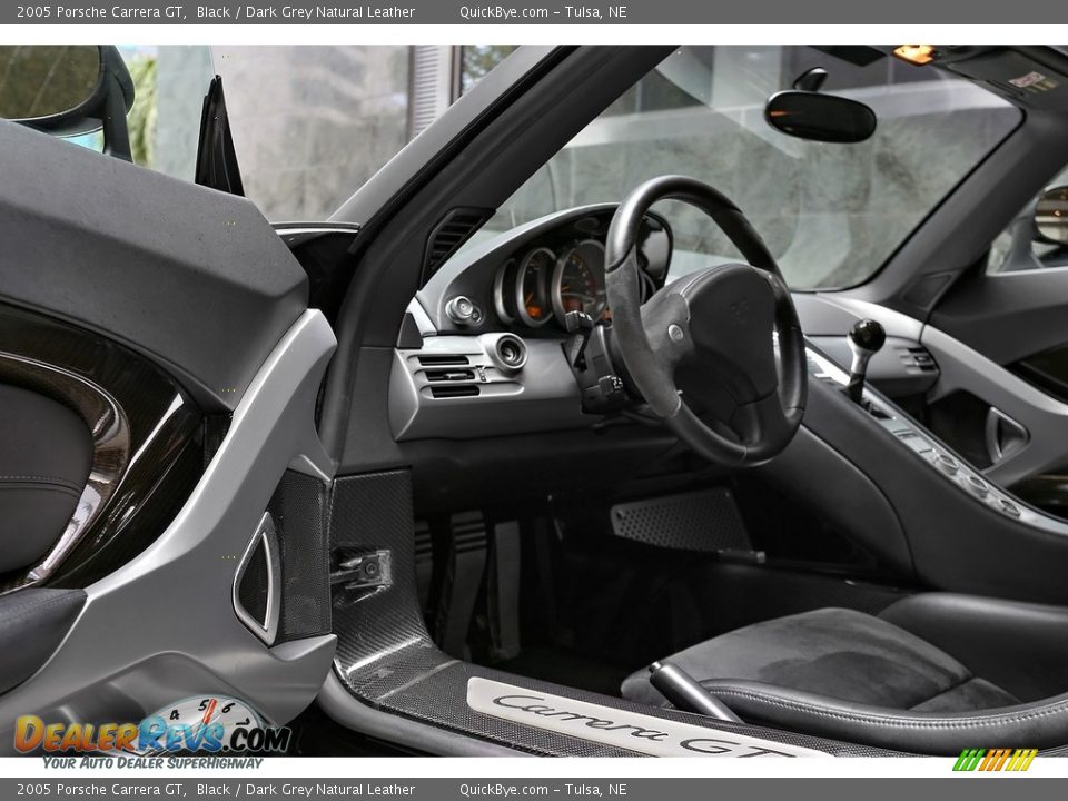 2005 Porsche Carrera GT Black / Dark Grey Natural Leather Photo #27