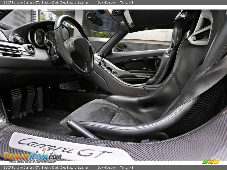 2005 Porsche Carrera GT Black / Dark Grey Natural Leather Photo #28