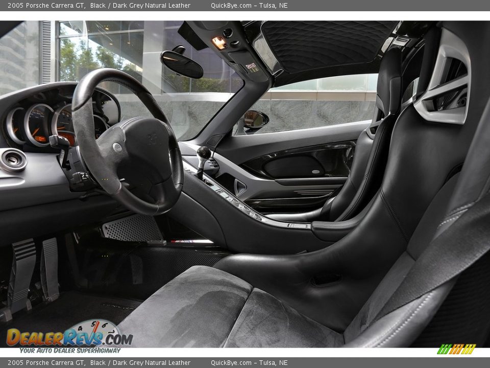 2005 Porsche Carrera GT Black / Dark Grey Natural Leather Photo #30