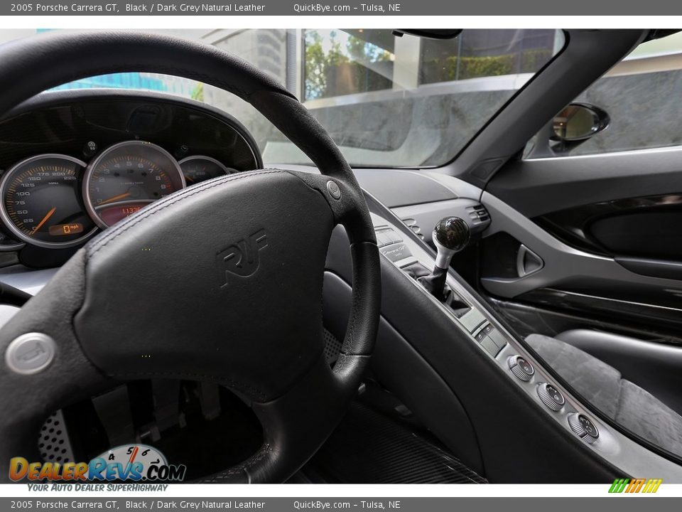 2005 Porsche Carrera GT Black / Dark Grey Natural Leather Photo #31