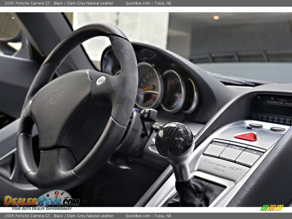 2005 Porsche Carrera GT Black / Dark Grey Natural Leather Photo #32