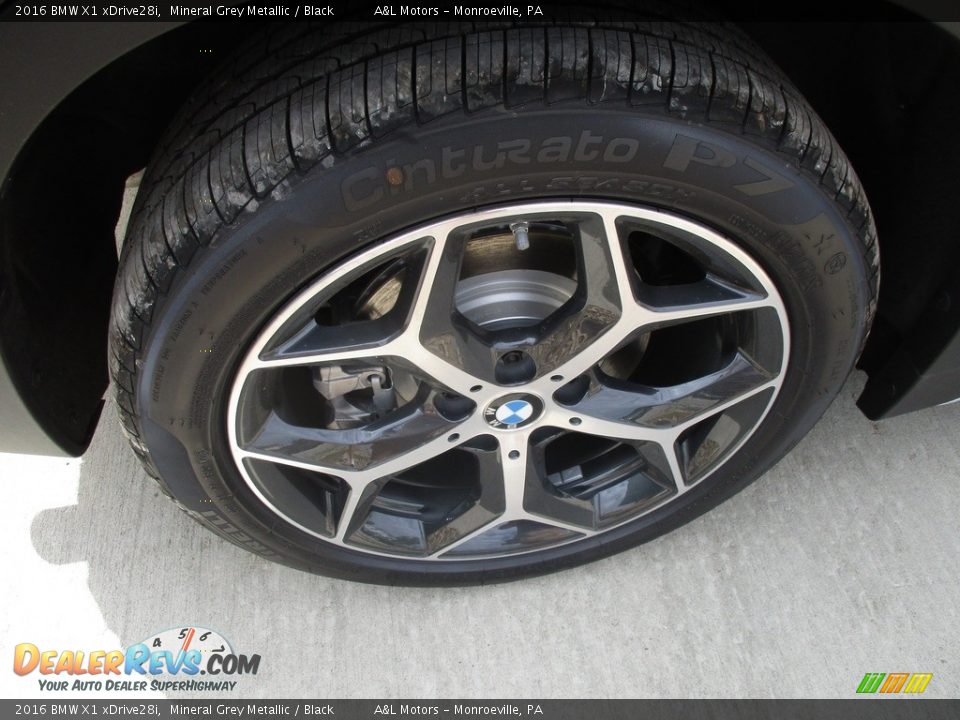 2016 BMW X1 xDrive28i Mineral Grey Metallic / Black Photo #3
