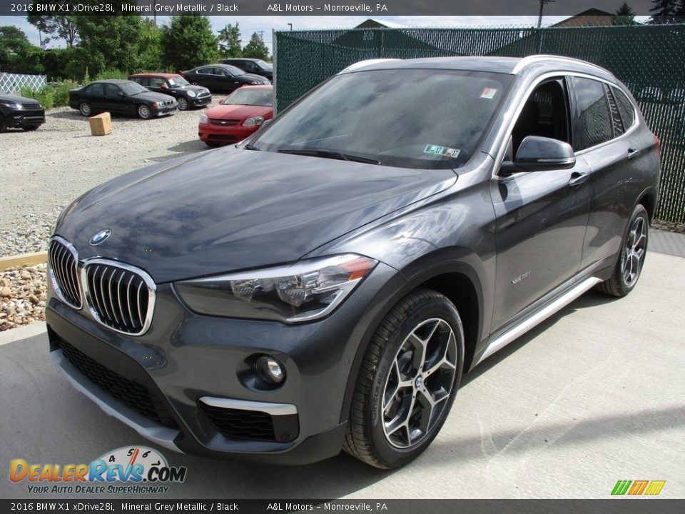 2016 BMW X1 xDrive28i Mineral Grey Metallic / Black Photo #7