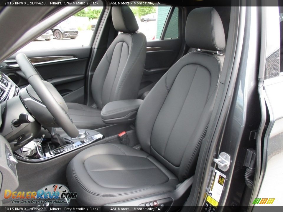 2016 BMW X1 xDrive28i Mineral Grey Metallic / Black Photo #12