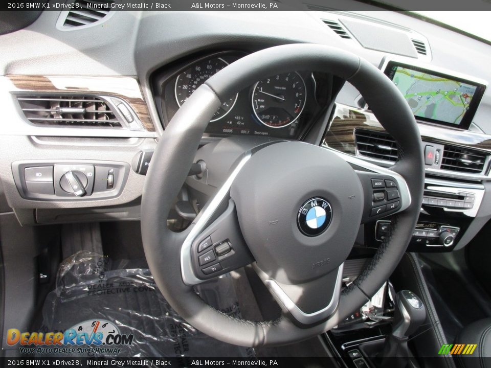 2016 BMW X1 xDrive28i Mineral Grey Metallic / Black Photo #14