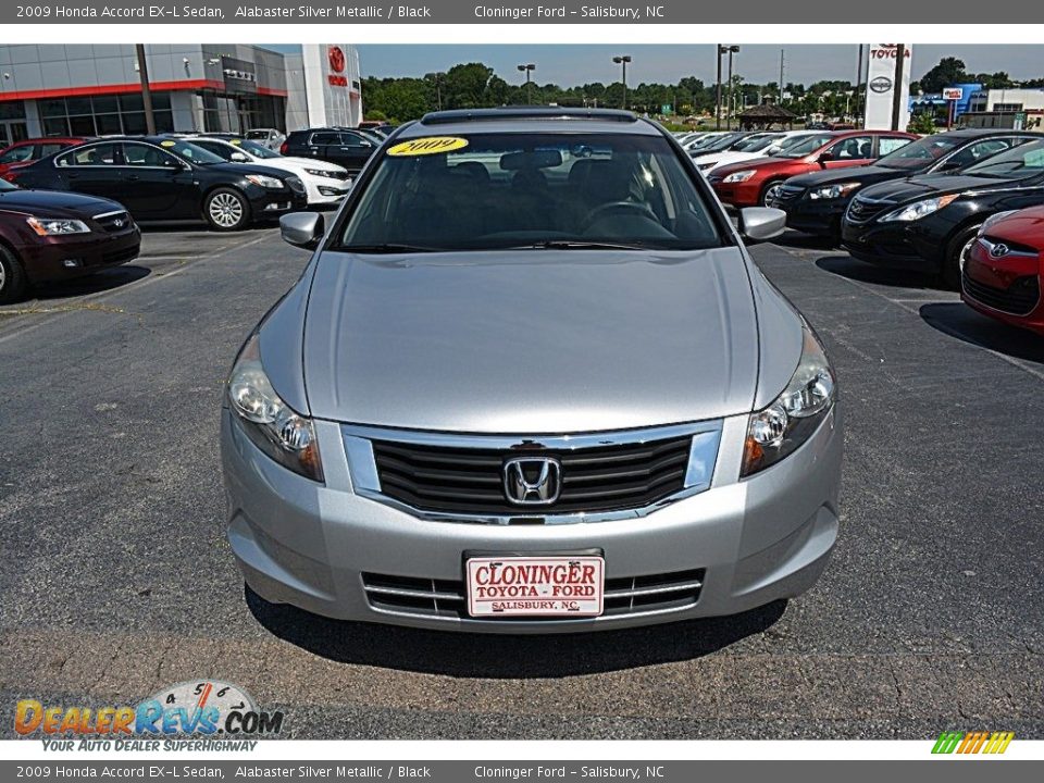 2009 Honda Accord EX-L Sedan Alabaster Silver Metallic / Black Photo #23