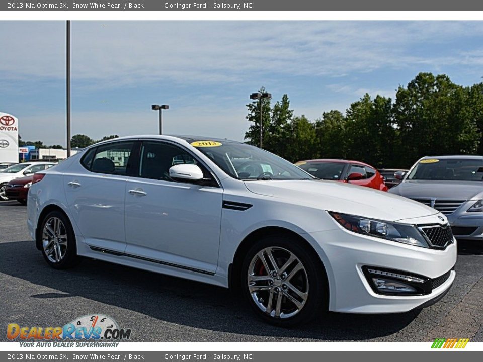 2013 Kia Optima SX Snow White Pearl / Black Photo #1