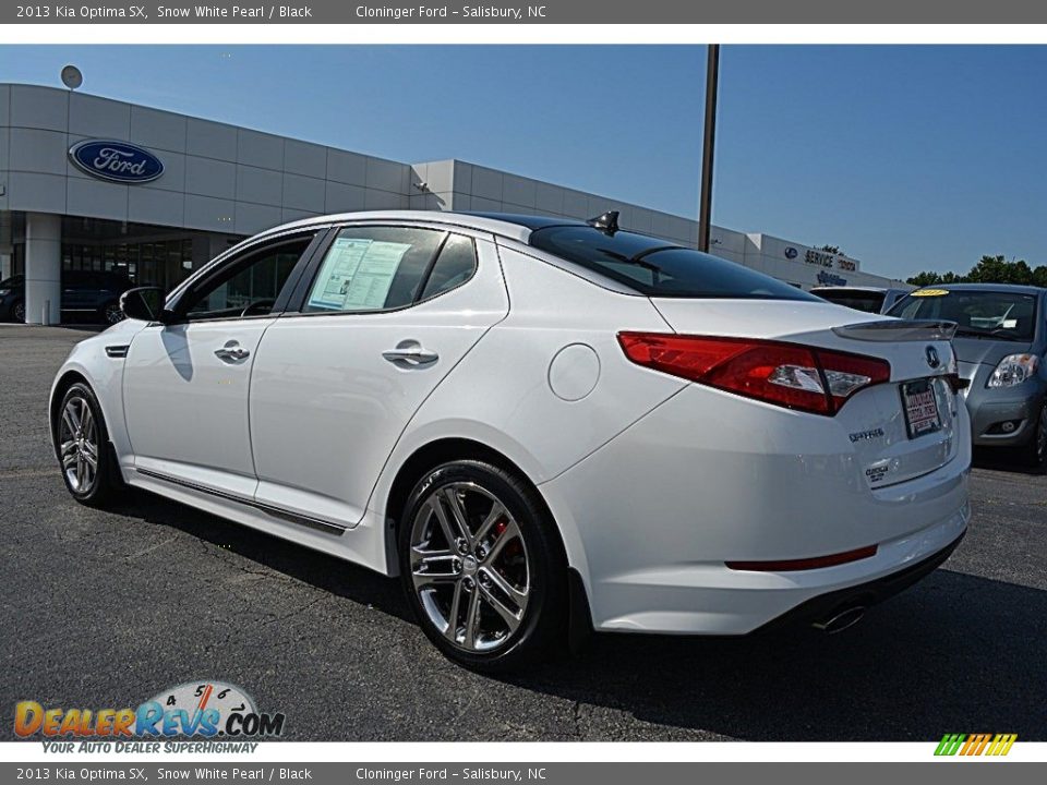 2013 Kia Optima SX Snow White Pearl / Black Photo #5