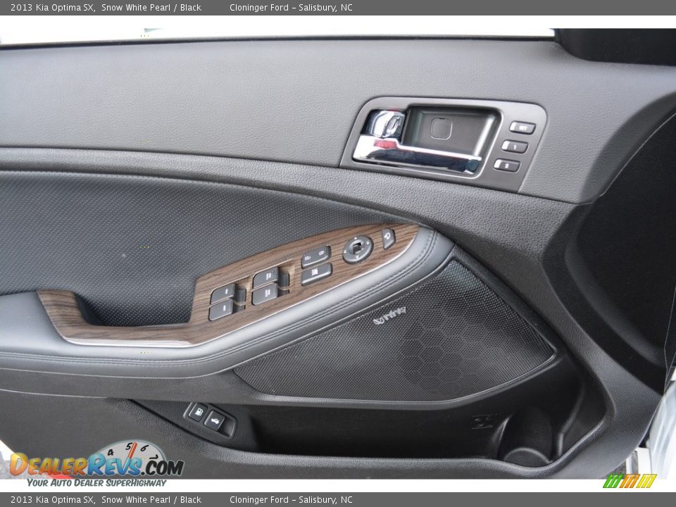 2013 Kia Optima SX Snow White Pearl / Black Photo #8