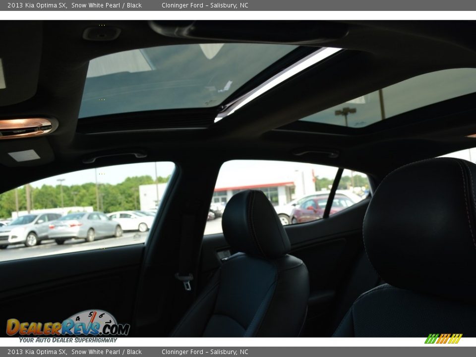 2013 Kia Optima SX Snow White Pearl / Black Photo #9
