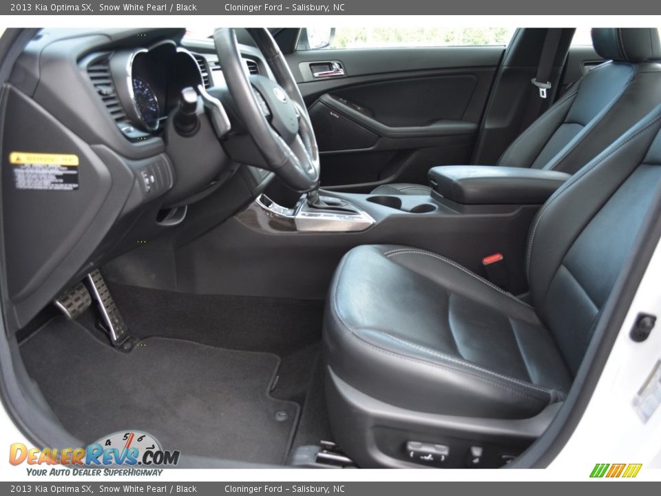 2013 Kia Optima SX Snow White Pearl / Black Photo #10