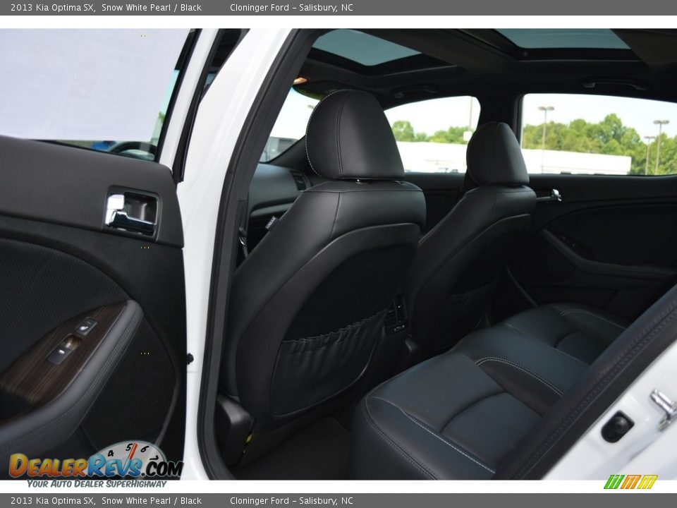 2013 Kia Optima SX Snow White Pearl / Black Photo #12