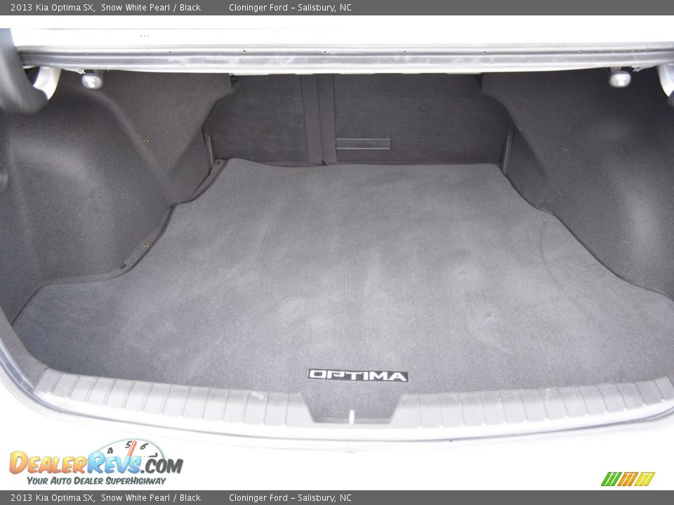 2013 Kia Optima SX Snow White Pearl / Black Photo #13