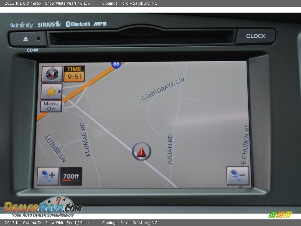 2013 Kia Optima SX Snow White Pearl / Black Photo #18