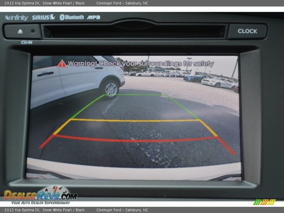 2013 Kia Optima SX Snow White Pearl / Black Photo #19