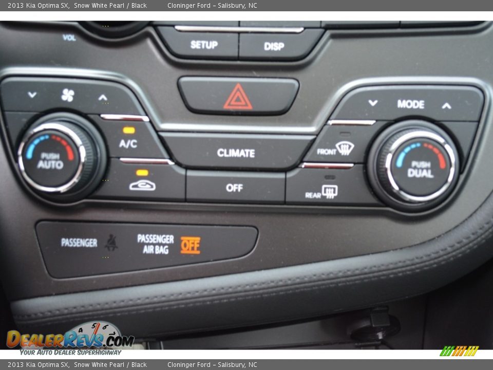 2013 Kia Optima SX Snow White Pearl / Black Photo #20